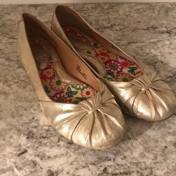 born gold flats